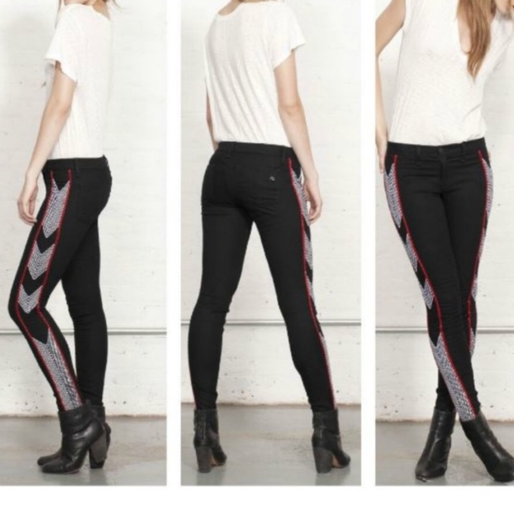 Rag and Bone Raja Black Jeans